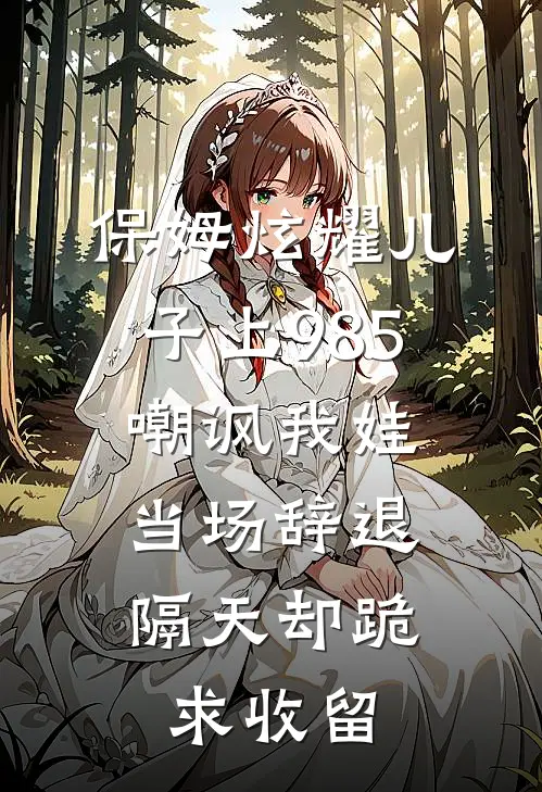 保姆炫耀儿子上985嘲讽我娃，当场辞退隔天却跪求收留