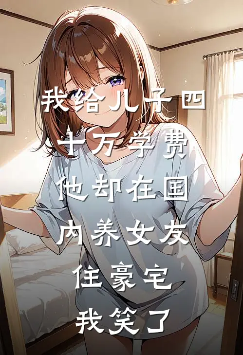 我给儿子四十万学费，他却在国内养女友住豪宅，我笑了