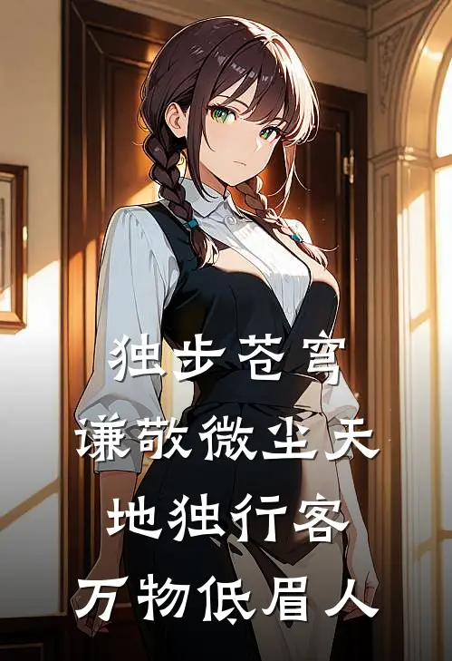 独步苍穹,谦敬微尘 天地独行客,万物低眉人