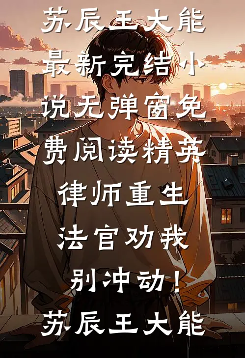 精英律师重生，法官劝我别冲动！(苏辰王大能)最新完结小说_无弹窗免费阅读精英律师重生，法官劝我别冲动！苏辰王大能
