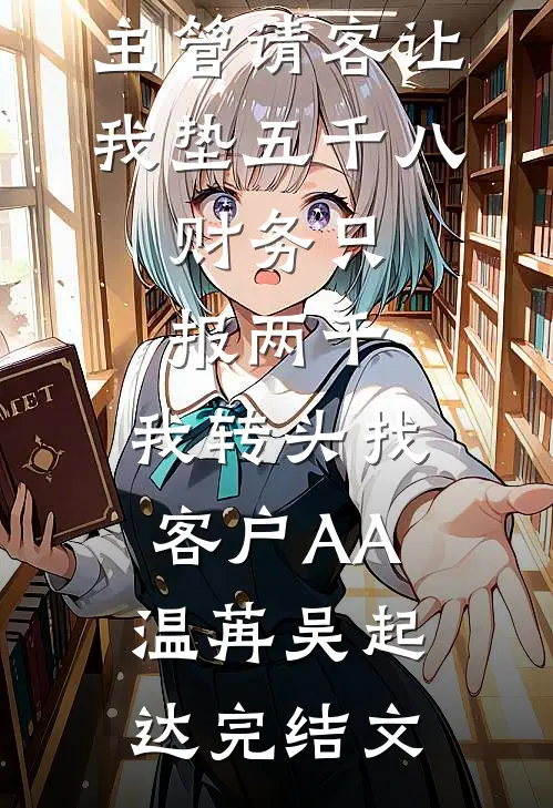主管请客让我垫五千八，财务只报两千，我转头找客户AA温苒吴起达完结文