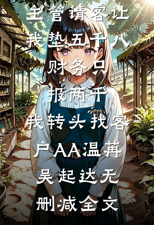 主管请客让我垫五千八，财务只报两千，我转头找客户AA温苒吴起达无删减全文