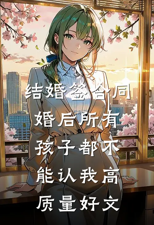 结婚签合同，婚后所有孩子都不能认我高质量好文