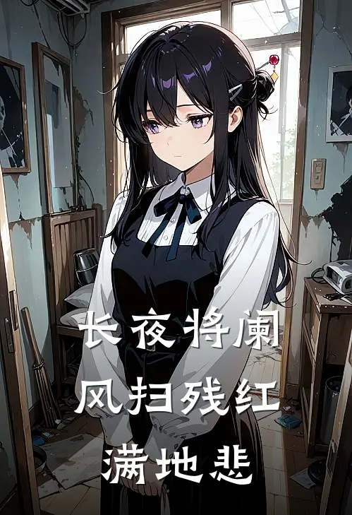 长夜将阑，风扫残红满地悲