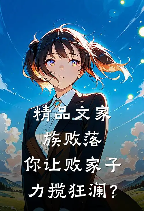 精品文家族败落，你让败家子力揽狂澜？