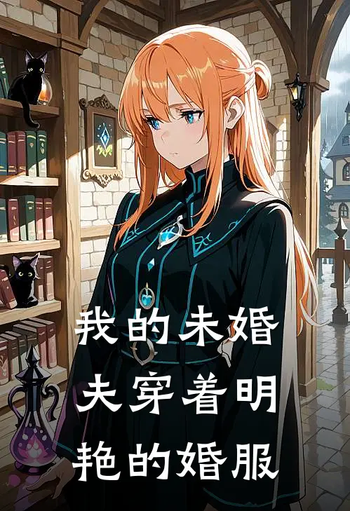 我的未婚夫穿着明艳的婚服