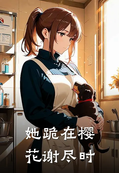 她跪在樱花谢尽时
